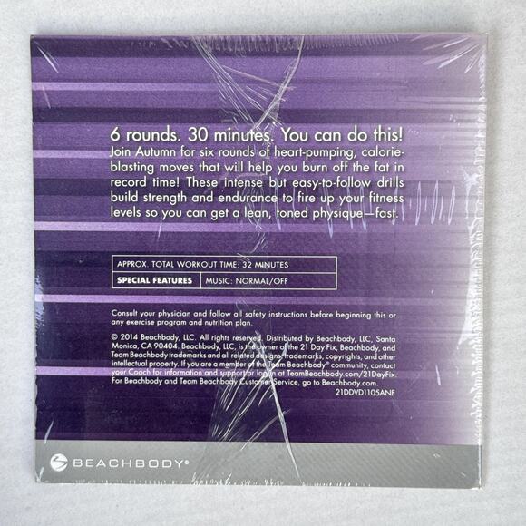21 Day Fix Plyo Fix Beachbody Fat-Blasting Cardio Workout DVD New Sealed 2014 - Picture 4 of 6